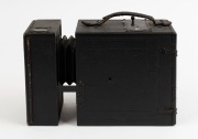 Houghtons Ltd. (London): Klito No.3A falling plate box camera, circa 1905, with Ensign-Simplex auto shutter and Rectimat Symmetrical lens. "Australia & NZ Ton" trademark plaque on inside of front door. - 3