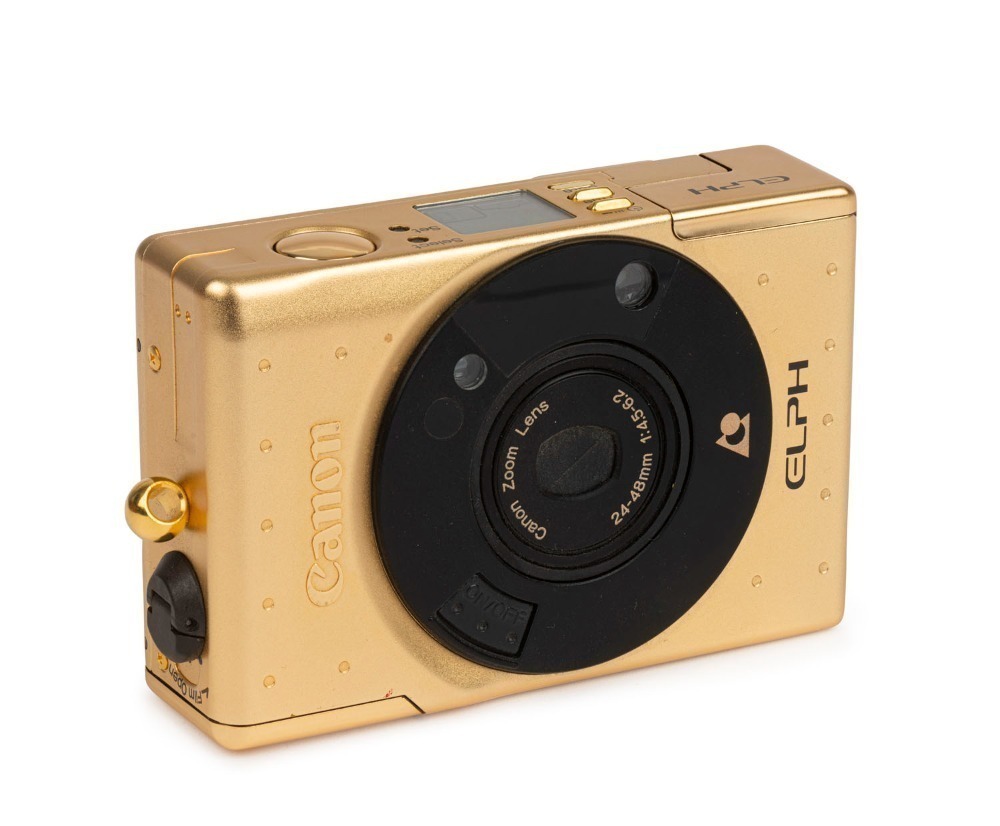 CANON: Elph IXUS 18k gold-plated Limited Edition complete kit