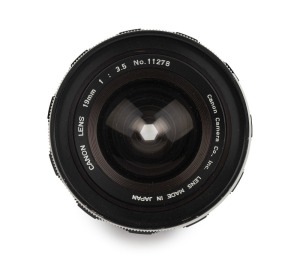 CANON Rangefinder ultra-wideangle 19mm f3.5 Leica screw mount lens [#11278].