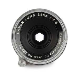 CANON 25mm f3.5 Leica screw mount lens [#12286].