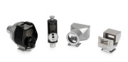LEITZ: SUOOQ 28mm viewfinder in chrome, circa 1930s; an SBLOO 35mm viewfinder in chrome; a&nbsp;VIOOH&nbsp;lyre-shaped finder [#93130]; and an early APDOO&nbsp;delayed action shutter release. (4 items).