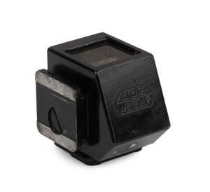 LEITZ: AUFSU reflecting waist level viewfinder for 50mm lenses, circa 1930s.