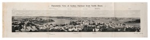 Photographer Unknown, Panoramic View of Sydney Harbour from North Shore, fold-out photogravure, circa 1910, overall 20 x 83cm.