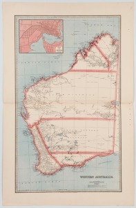 "Western Australia" (with inset "City of Perth"), published in 1887 by the Picturesque Atlas Publishing Co. 67 x 45.5cm.