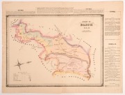 GEORGE BISHOP, County of Bligh N.S.W., hand-coloured engraving, Plate from: Atlas of the settled counties of New South Wales. [Sydney : Published by Basch & Co., 1872], 43 x 55cm sheet size.