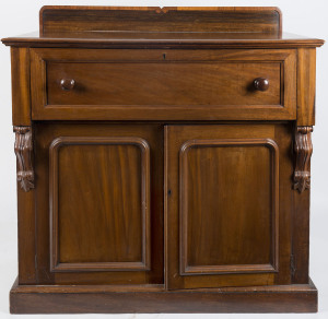 A Colonial secretaire, Australian cedar, fitted with huon pine drawers, Tasmanian origin, 19th century, 120cm high, 120cm wide, 53cm deep