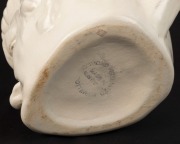 BOB HAWKE cream ceramic character jug by Richmond Potteries, circa 1980, circular factory mark to base, ​​​​​​​11cm high - 4
