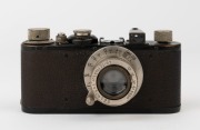 LEITZ: Leica I Interchangeable Model C [#57845] with Hektor f2.5 50mm lens [#140196]. A non standard Model C converted to a standard mount; total production of Model C was 2995 units. - 2