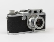 LEITZ: Leica Model IIf Red Dial 1000 DBP [#711508], 1954, with Elmar f3.5 50mm lens [#1342046] - 2