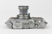 LEITZ: Leica Model IIIa Chrome D.R.P. 4th Line [#177834], 1935, with Summar f2 50mm lens [#239705] - 4