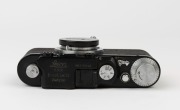 LEITZ: Leica Model II Black Small S/S Dial [#315044], 1939, with Elmar f3.5 50mm lens [#944780] and metal lens cap - 4