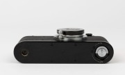 LEITZ: Leica Model II Black Small S/S Dial [#315044], 1939, with Elmar f3.5 50mm lens [#944780] and metal lens cap - 5