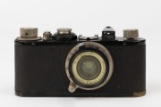 LEITZ: Leica Model I (C) [#63084], 1931, with non-standard lens mount containing an Elmar f3.5 50mm interchangeable lens and Leitz screw type UV filter - 2