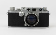 LEITZ: Leica Model IIIc [#439772], 1947, with "Shark Skin" leatherette and Summitar f2 50mm lens [#661550] - 2