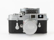 LEITZ: Leica M3 Double Stroke Advance [#830562], 1956, with Summarit f1.5 50mm lens [#1358948] and Leica meter MC [#82373]. Leica metal lens cap present. - 2