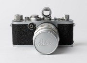 LEITZ: Leica Model If Red Dial [#760980], 1955, with Elmarit f2.8 90mm SM lens [#1683342] and Leitz SBOOI viewfinder - 2