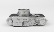 LEITZ: Leica Model IIIg Chrome [#933163], 1958, with Elmar f2.8 50mm lens [#1550708]. Camera body fitted with a SYOOM C5135 Leicavit Winder. - 4