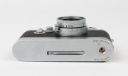 LEITZ: Leica Model IIIg Chrome [#933163], 1958, with Elmar f2.8 50mm lens [#1550708]. Camera body fitted with a SYOOM C5135 Leicavit Winder. - 5