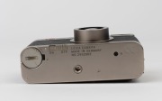 LEITZ: Leica Model CM 35mm point-and-shoot camera, 2004, [#2952002] with fixed Summarit f2.4 40mm lens and Leica brown leather carry case with strap. - 5