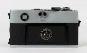 LEITZ: Leica Model M5 50th Anniversary in silver chrome [#1356077], 1975, with a Leitz Canada Summicron f2 35mm lens [#2222273]. Only 1750 units produced. - 3