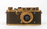 LEITZ: Leica III "Gold" Replica in snakeskin leatherette [#192179], circa 1930s, with Elmar f3.5 50mm [#460381] - 2