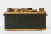 LEITZ: Leica III "Gold" Replica in snakeskin leatherette [#192179], circa 1930s, with Elmar f3.5 50mm [#460381] - 3