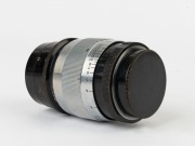 LEITZ: Hektor&nbsp;73mm f1.9 black and nickel lens [#235016] HEKON, with rear metal cap. - 2