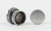LEITZ: Summicron&nbsp;50mm f2 collapsible bayonet-mount&nbsp;lens [#1143179], SOOIC, 1954, with front metal cap