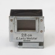 LEITZ: SUOOQ 28mm viewfinder in chrome, circa 1930s - 2