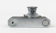 CANON NS rangefinder camera [#10880], 1941-42, with Nikkor 50mm f3.5 lens [#501380] in shutter #1917; pop up rangefinder; Canon Seiki-Kogaku&nbsp;engraved on top plate. With Canon ERC with straps. [NB: While the vulcanite body covering has deteriorated [see pi - 5