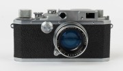 Canon 'Canon Camera Company Inc.' Model 111 rangefinder camera [#50846], 1951, with Serenar 50mm f1.9&nbsp;lens [#40099]; with metal lens cap and Canon leather ERC with straps. - 2