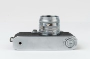 Canon rangefinder camera Model IID2, 1956 [#220586] with Canon f1.8 50mm lens [163102] and Lyon flash attachment. - 5