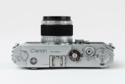 Canon rangefinder camera Model VT, 1957 [#518664] with Canon f1.8 50mm lens [#205277]. - 4