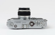 Canon rangefinder camera Model VT, 1956 [#500114] with Canon f2.8 50mm lens [#35490] and Canon Skylight 1x filter. - 4