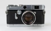 Canon rangefinder camera Model VT deluxe, 1957 [#548352] with Canon f1.8 50mm [#218571] lens. - 2