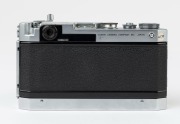 Canon rangefinder camera Model VT deluxe, 1957 [#549611] with Canon 50mm f1.2 lens [#25379] and Canon lens hood. - 3