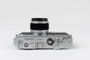 Canon rangefinder camera Model L-1 <E.P> 1957 [#563025], with Canon 50mm f1.8 lens [#228002]. - 4