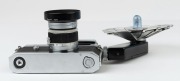 Canon rangefinder camera Model P, 1959 [#711760] with Canon 50mm f1.8 lens [290905], matching Canon lens hood, Canon Model P exposure meter and Canon Model V flash attachment. - 5