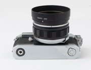 Canon Model 7 rangefinder camera, 1961 [#938125] with Canon 50mm f0.95 lens [#21939], Canon Accessory Coupler and Canon 50 optical viewfinder; the lens additionally with UV 1x filter and lens hood. - 5