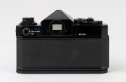 Canon F-1 SLR camera, 1971 [#201504] with Canon FD 50mm f1.4 lens [#153951], lens hood and extension ring. - 3