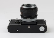 Canon F-1 SLR camera, 1971 [#201504] with Canon FD 50mm f1.4 lens [#153951], lens hood and extension ring. - 5