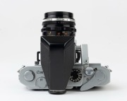 Canon Model 7 rangefinder camera, 1961 [#823411], with Canon FL 50mm f1.8 lens [#124449] fitted to a Canon Mirror Box 2 close-up attachment. - 4