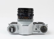 Canon Canonflex&nbsp;RP fixed prism SLR camera, 1960 [#101173], with Super-Canomatic R 50mm f1.8 lens [#31849] and metal lens cap. - 4