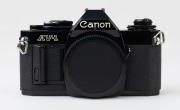 Canon AV-1 SLR camera body, 1979 [#923728] with black finish. - 2