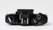 Canon AV-1 SLR camera body, 1979 [#923728] with black finish. - 4