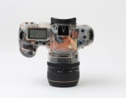 Canon EOS Transparent body camera with interchangeable Canon Zoom EF 28-80mm f3.5 - 5.6 lens. - 3