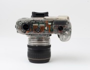 Canon EOS Transparent body camera with interchangeable Canon Zoom EF 28-80mm f3.5 - 5.6 lens. - 4