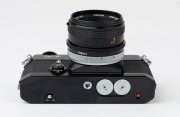 Canon EF SLR camera, 1973 [#324685] with Canon FD 50mm f1.8 S.C. lens [#769441]. - 5