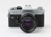 Canon FTb QL SLR camera, 1972 [#433571] with Canon 50mm f1.4 S.S.C. lens [#531465]. - 2