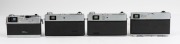 Canon Canonet Group comprising the 1961 original model [#487127] with Canon SE 45mm f1.9 lens; a Canonet S model, 1964 [#156716] with Canon SE 45mm f1.7 lens; a Canonet QL19, 1965 [#557786] with Canon SE 45mm f1.9 lens and&nbsp;a Canonet&nbsp;G-III QL17, 1972 [#L27 - 6